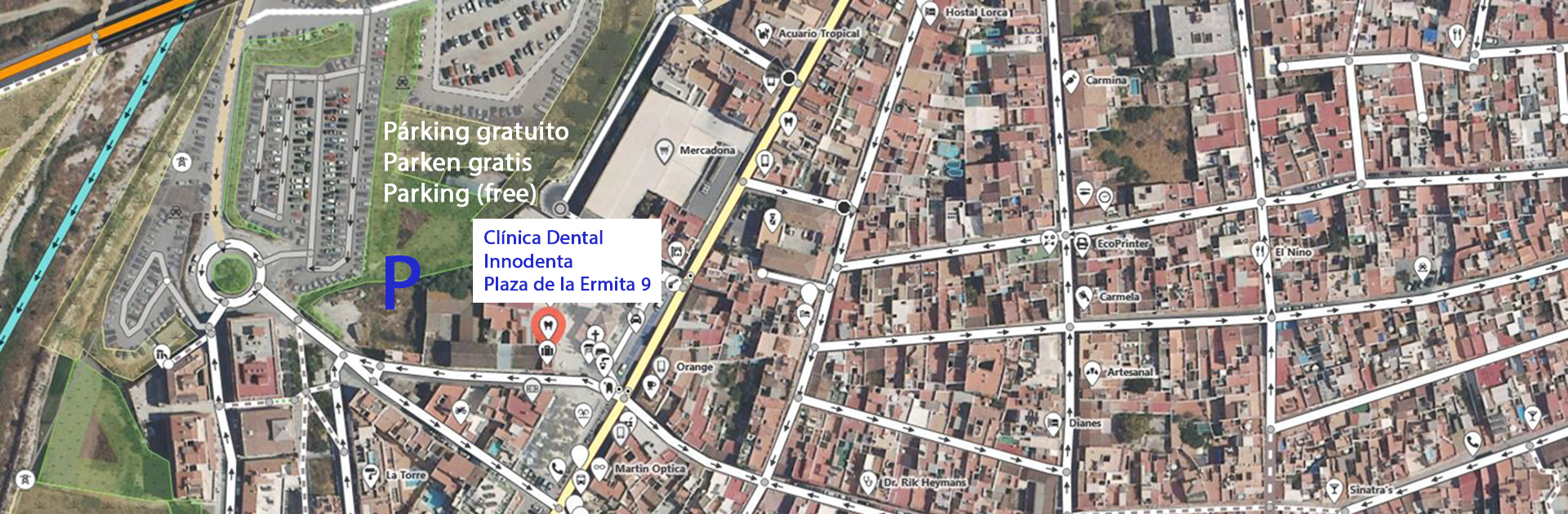 Satellitenfoto 'Clinica Dental Innodenta' in Nerja